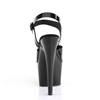 Pleaser - ADORE708N Ankle strap sandal, Pole dance shoes - Pole dance shoes - Black Product image